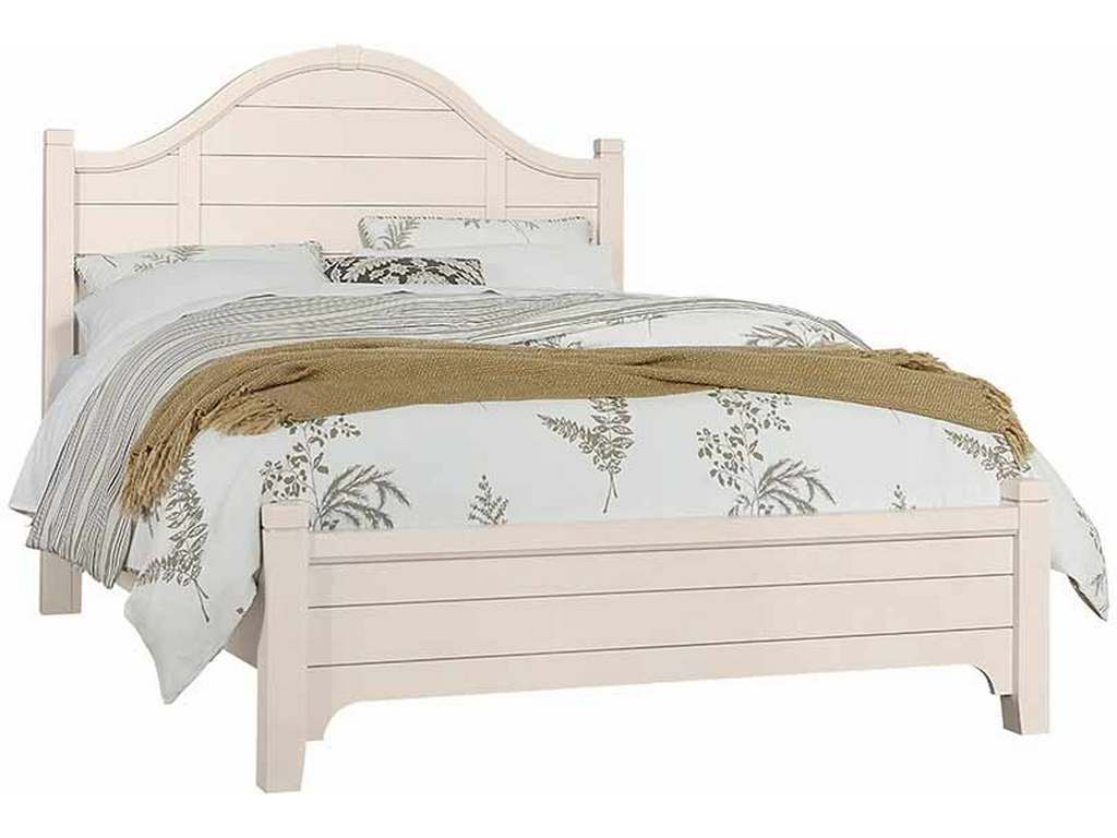 Vaughan Bassett 744-668-866-922-MS2 Bungalow Home King Arched Bed Lattice