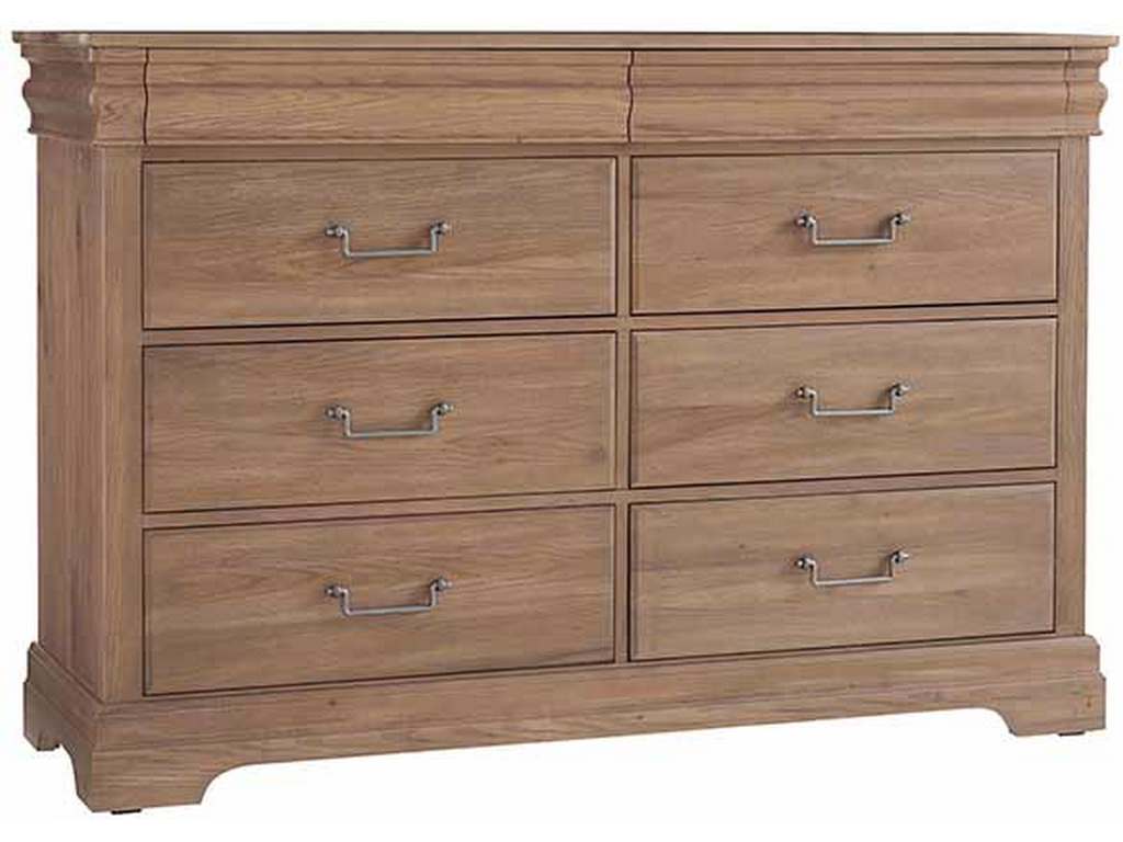 Vaughan Bassett 771-002 Vista Dresser 8 Drawer Natural Oak