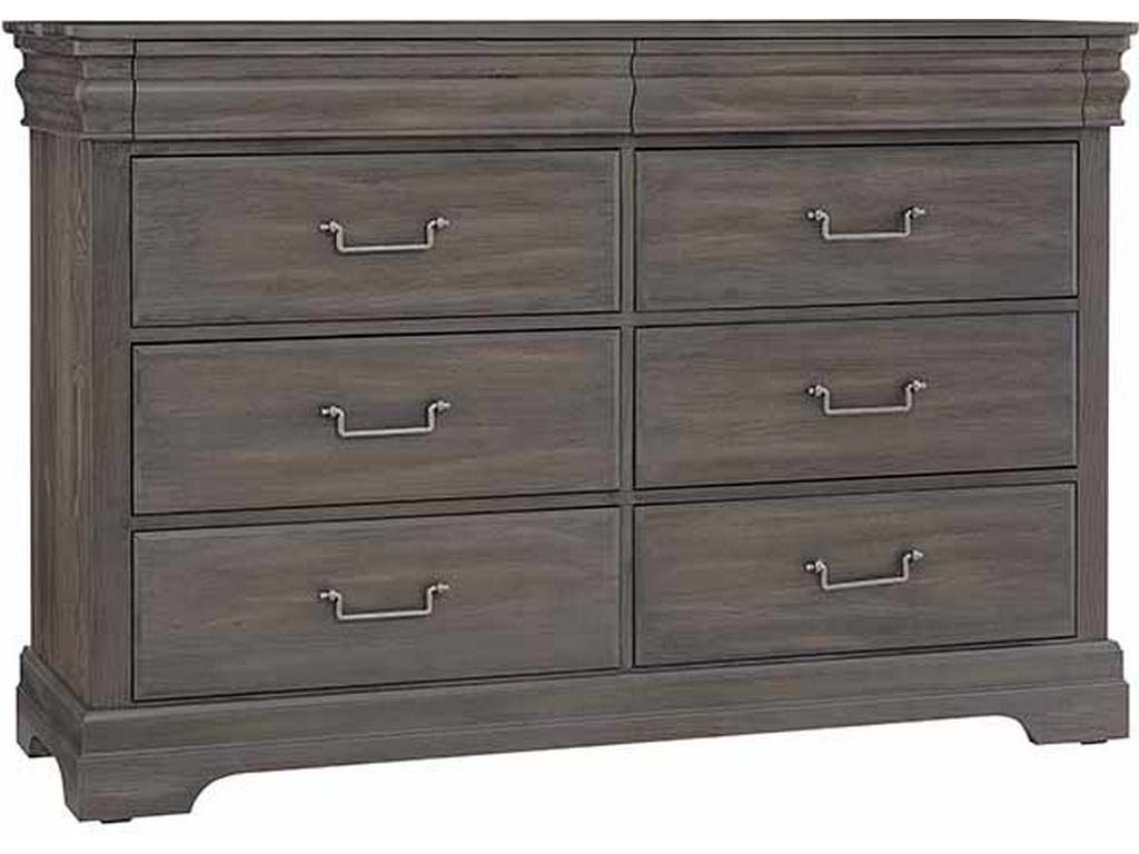 Vaughan Bassett 772-002 Vista Dresser 8 Drawer Gray Oak