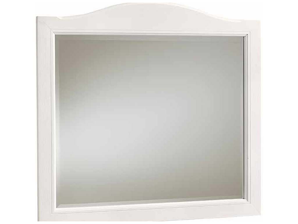Vaughan Bassett 804-446 Cool Farmhouse Arched Mirror Soft White
