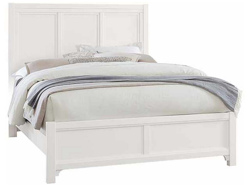 Vaughan Bassett 804-557-755-922 Cool Farmhouse Queen Panel Bed Soft White