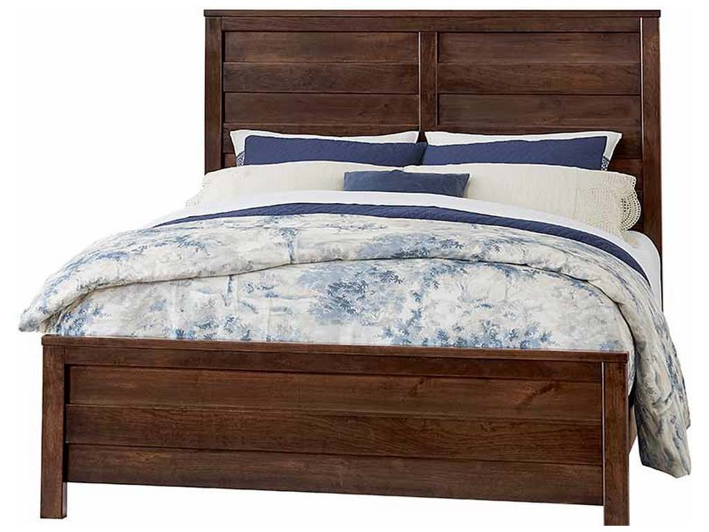 Vaughan Bassett 817-667-766-922-MS1 Lancaster County King Casual Bed Amish Walnut