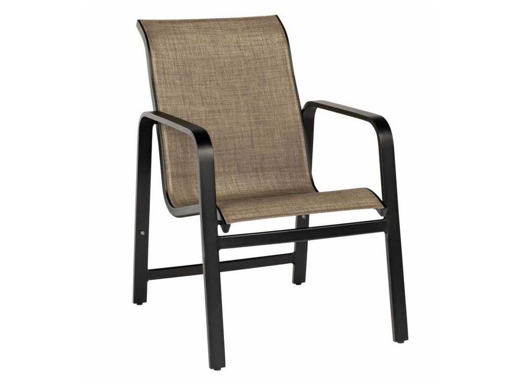 Woodard 6G0417 Landings Dining Arm Chair Stackable