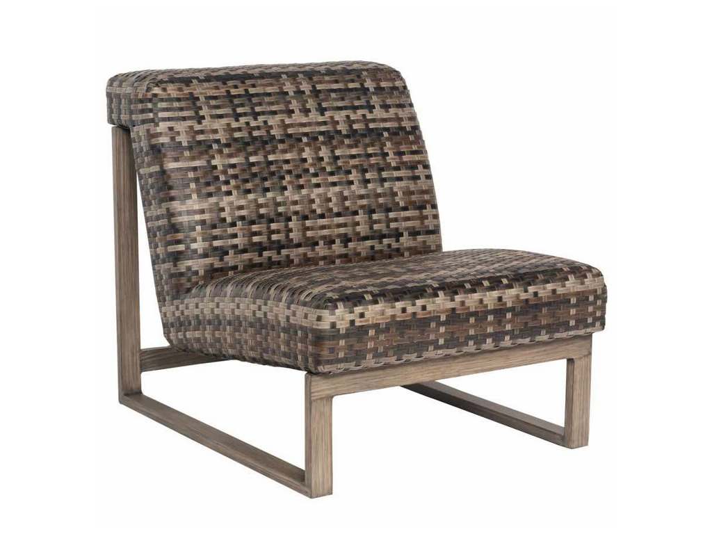 Woodard S648001 Reunion Armless Lounge Chair