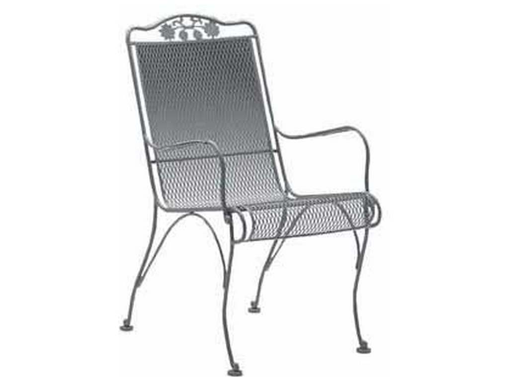 Woodard 400001 Briarwood High-Back Dining Arm Chair