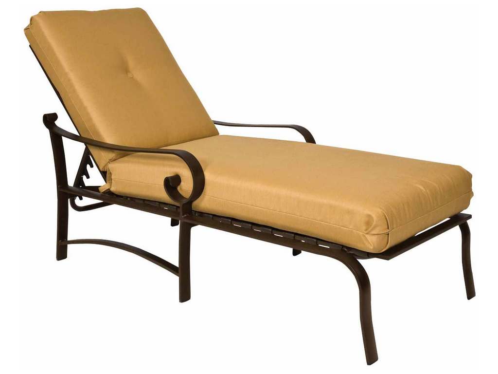 Woodard 690470M Belden   Cushion Adjustable Chaise Lounge