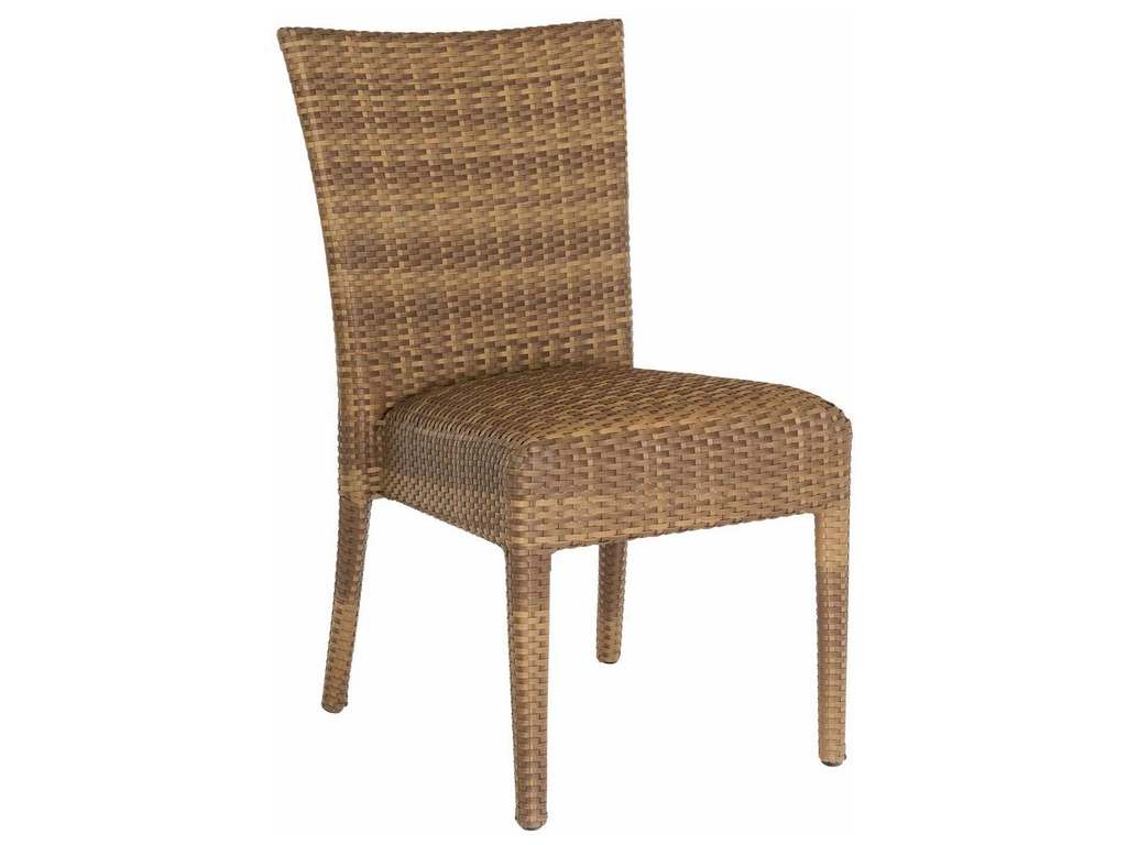 Woodard S593811 Et Cetera Dining Set Shown Padded Seat Dining Side Chair