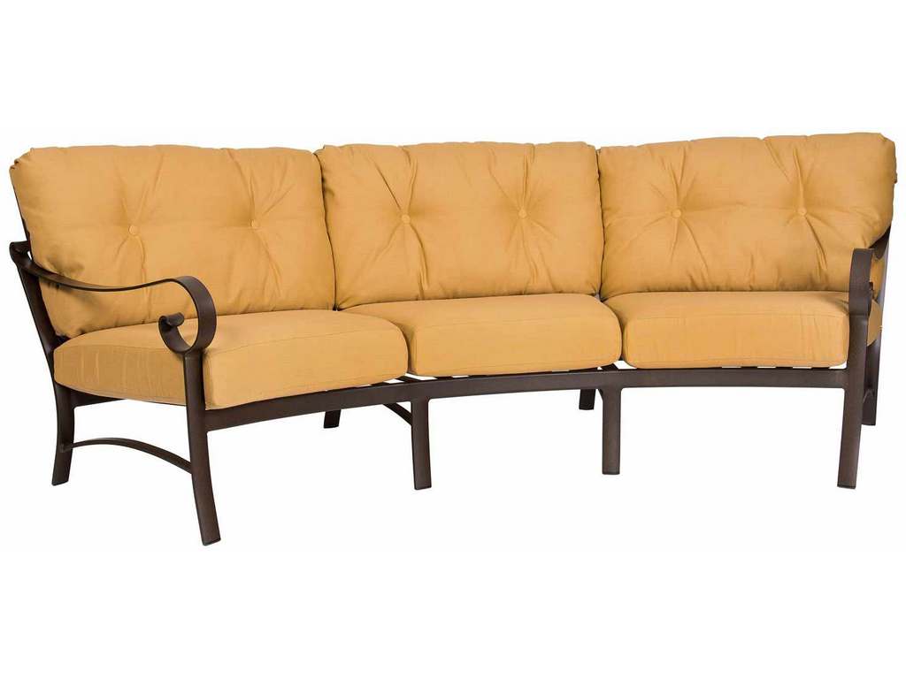 Woodard 690464M Belden   Cushion Crescent Sofa