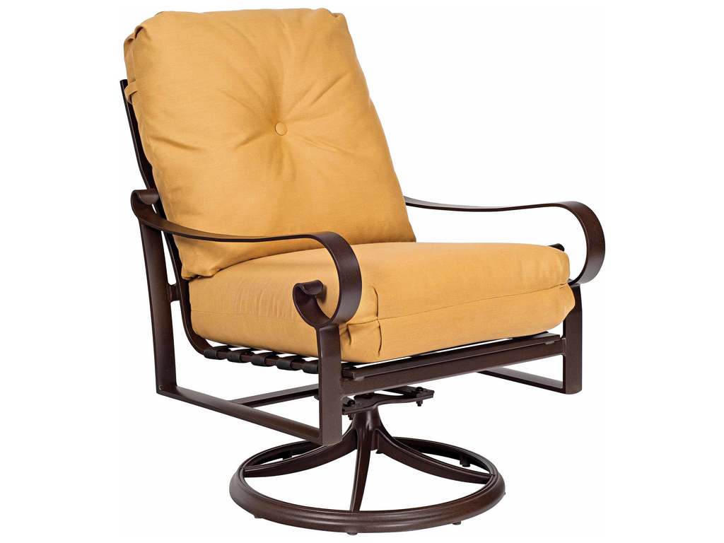 Woodard 690477M Belden   Cushion Swivel Rocking Lounge Chair