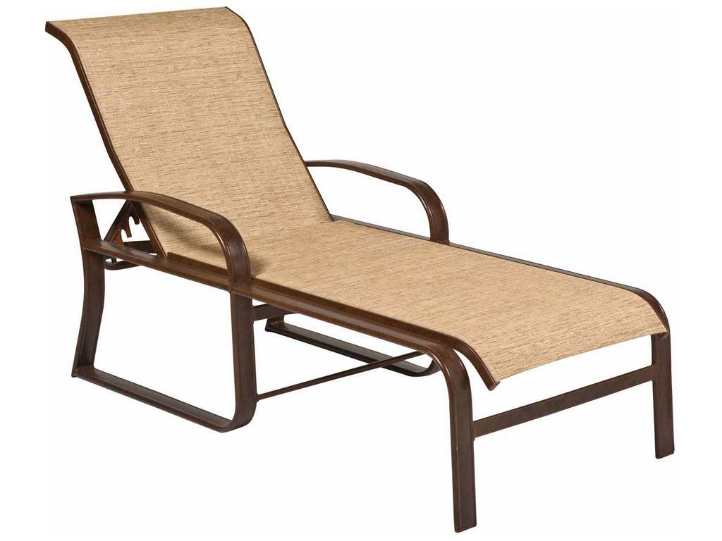 Woodard 2FH470 Cayman Sling Adjustable Chaise Lounge
