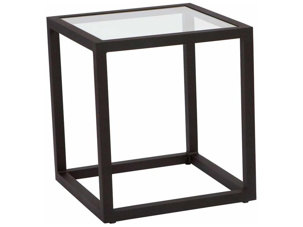 Woodard 3Z0439 Salona End Table Clear Glass