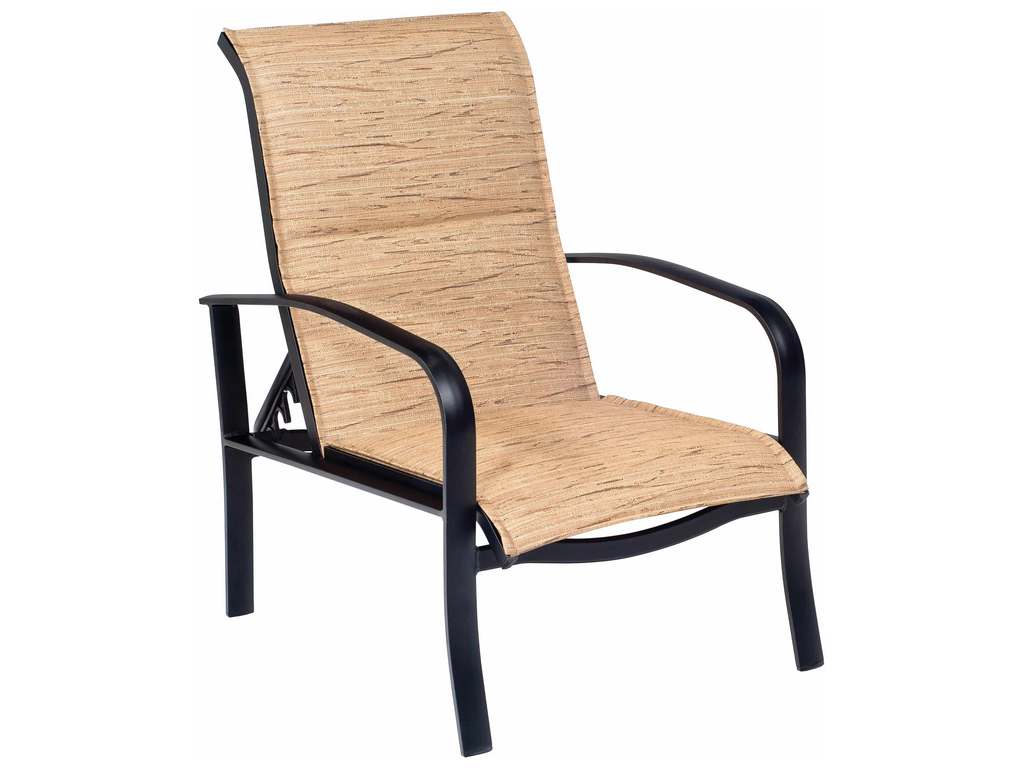Woodard 2P0535 Fremont Padded Sling Adjustable Lounge Chair