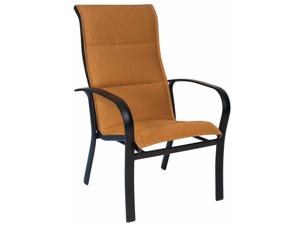 Woodard 2PH526 Fremont Padded Sling High Back Dining Arm Chair Stackable