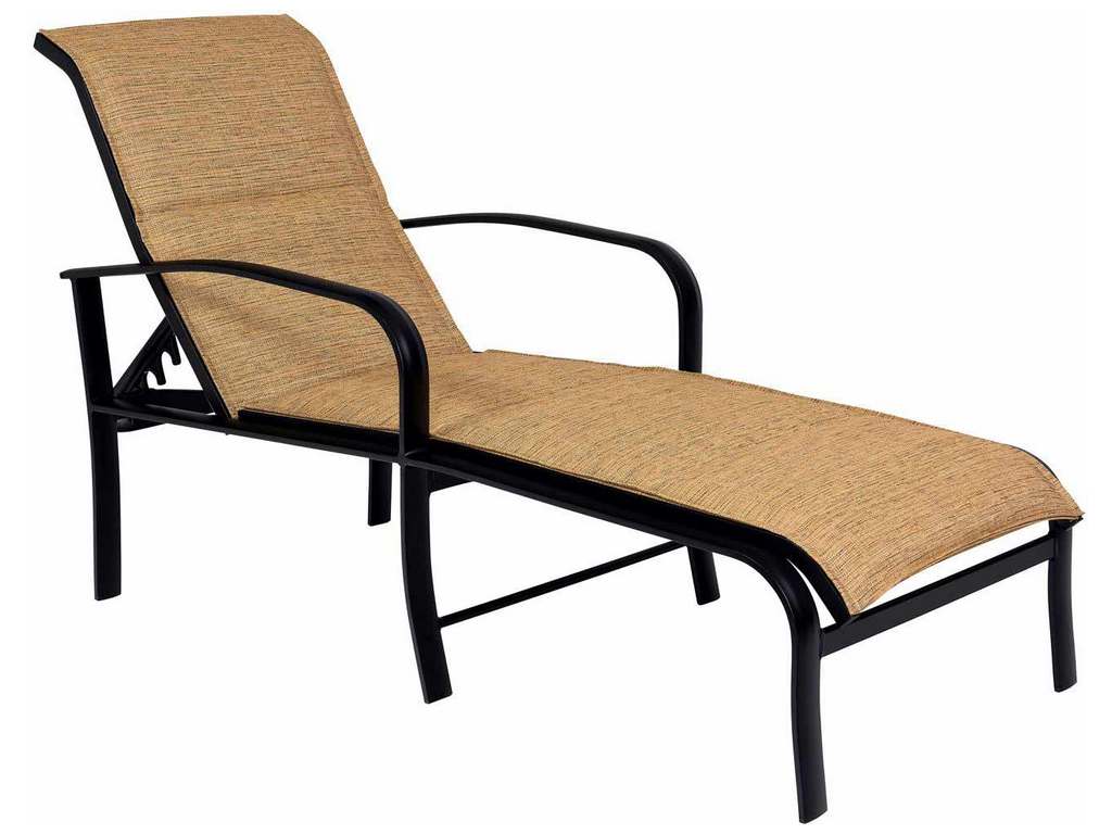 Woodard 2PH570 Fremont Padded Sling Adjustable Chaise Lounge