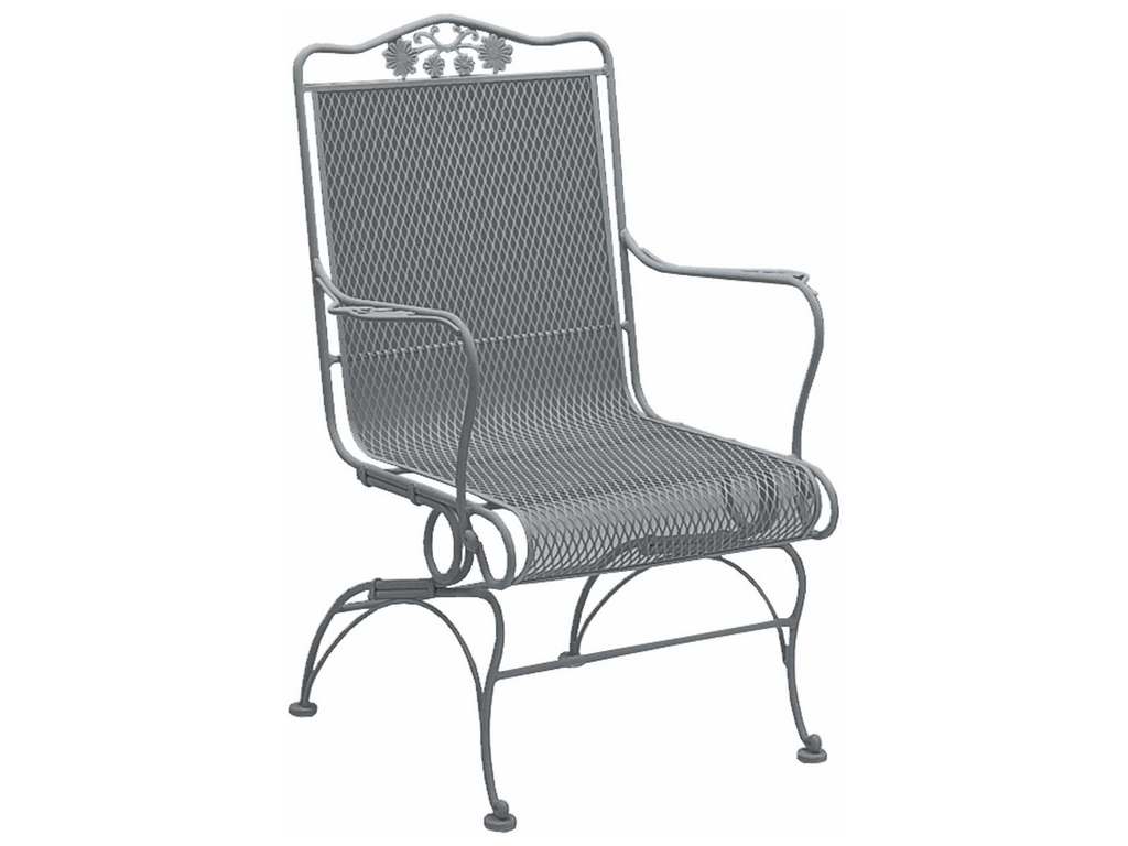 Woodard 400066 Briarwood High-Back Coil Spring Chair