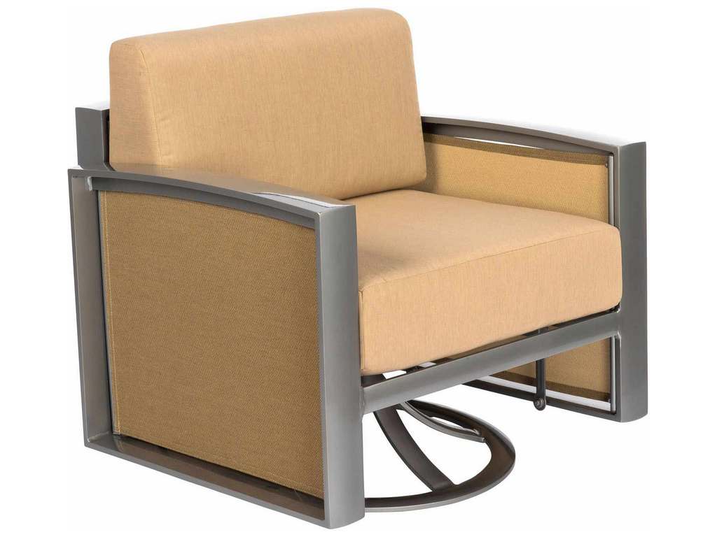 Woodard 3G0279 Metropolis   Gliding Swivel Lounge Chair