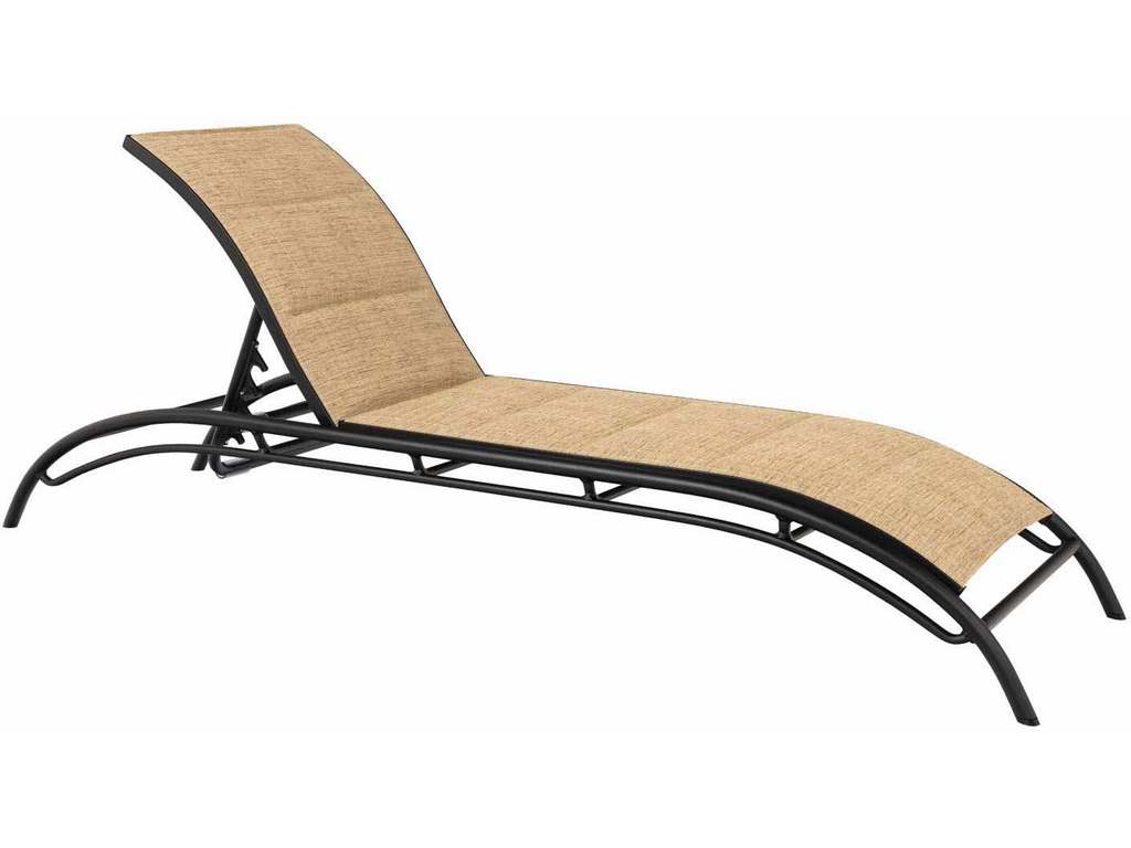 Woodard 990570 Orion   Padded Sling Chaise Lounge