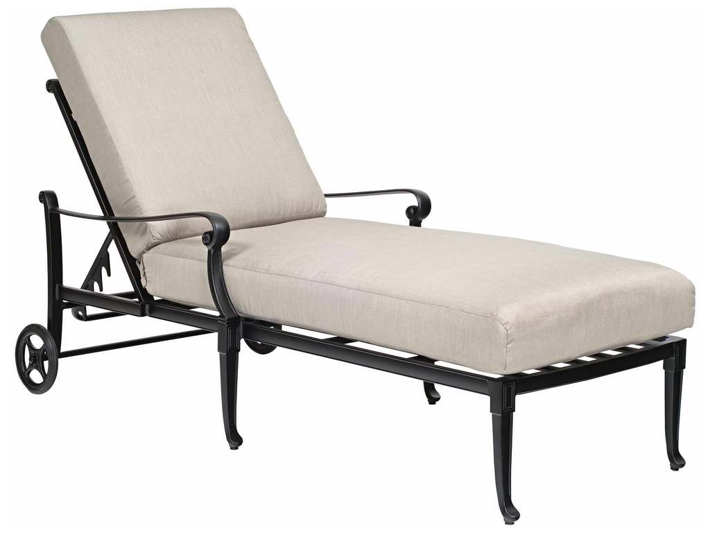 Woodard 4Q0470 Wiltshire Adjustable Chaise Lounge Stackable