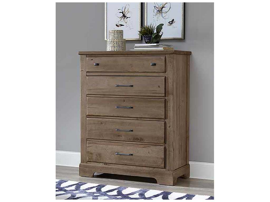 Artisan and Post 172-115 Cool Rustic Chest 5 Drawers Stone Grey Artisan and Post 172-115 Cool Rustic Chest 5 Drawers Stone Grey