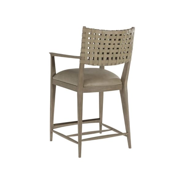 Artistica Home 2002-895-41-01 Milo Leather Counter Stool