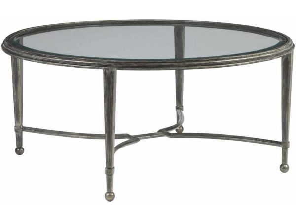 Artistica Home 2011-943-44 Metal Designs Sangiovese Round Cocktail Table