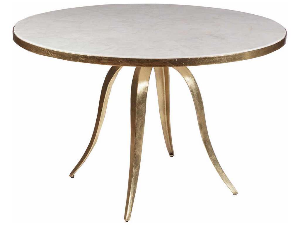 Artistica Home 2023-870C Signature Designs Crystal Stone Round Dining Table