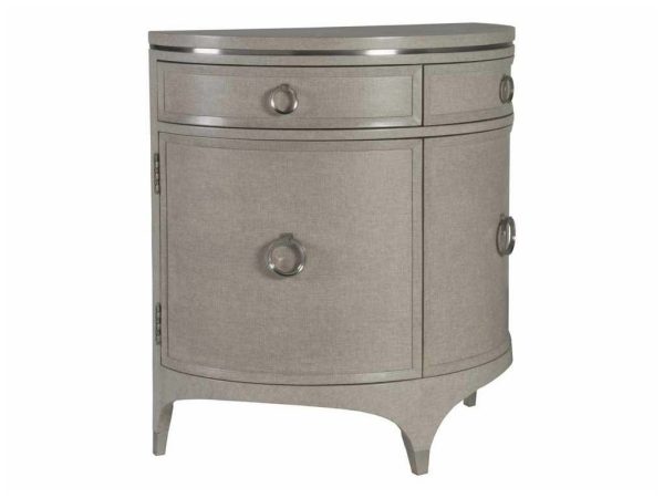 Artistica Home 2141-972 Signature Designs Zeitgeist Linen Demilune Chest