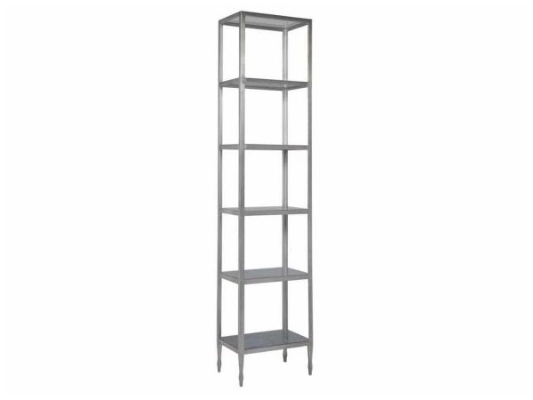 Artistica Home 2213-990C Signature Designs Sashay Silver Slim Etagere