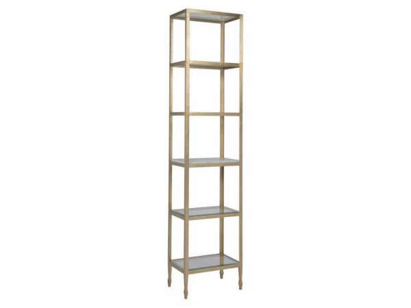 Artistica Home 2214-990 Signature Designs Sashay Gold Slim Etagere