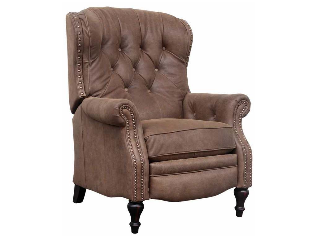 BarcaLounger 7-4733-5621-88  Kendall Low Leg Recliner Dark Sanded Bomber