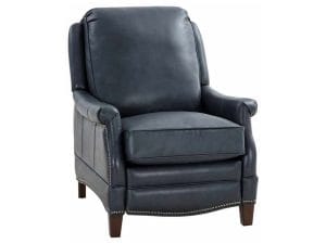 BarcaLounger 7-3056-5708-45  Ashebrooke Low Leg Recliner Barone Navy Blue