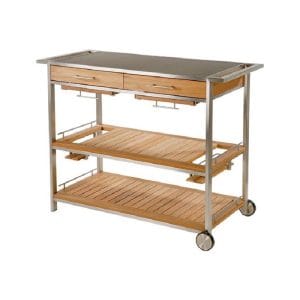 Barlow Tyrie 2MES Mercury Serving Table