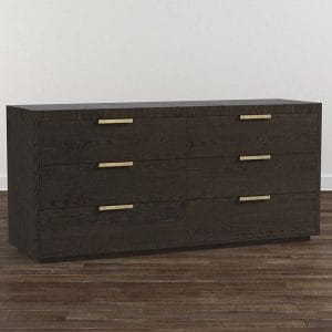 Bassett 2523-0238 Modern Astor 6 Drawer Dresser