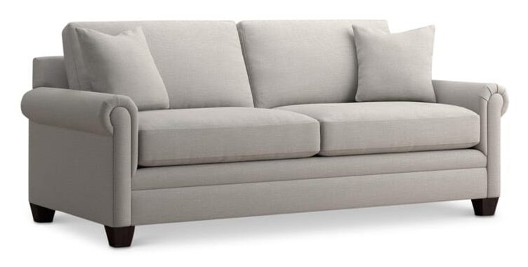 Bassett 3887-62 Carolina Panel Arm Sofa Bassett 3887-62 Carolina Panel Arm Sofa