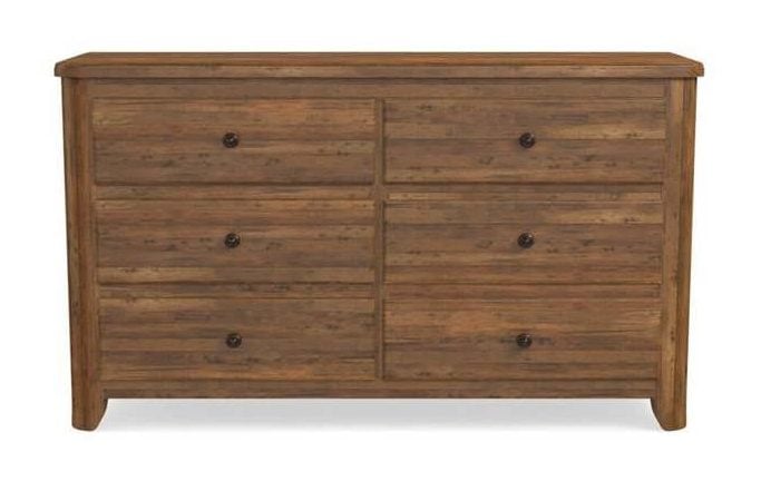 Bassett 2015-0237 BenchMade Heritage Maple 6 Drawer Dresser