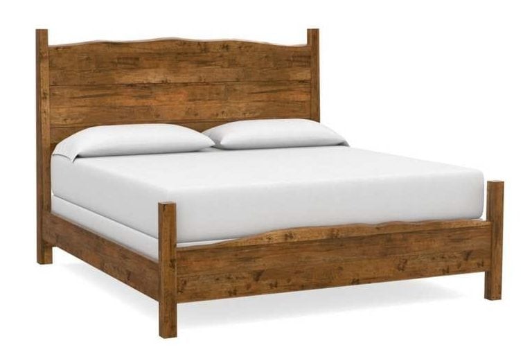 Bassett 2015-K159 BenchMade Heritage Maple Live Edge Panel Bed