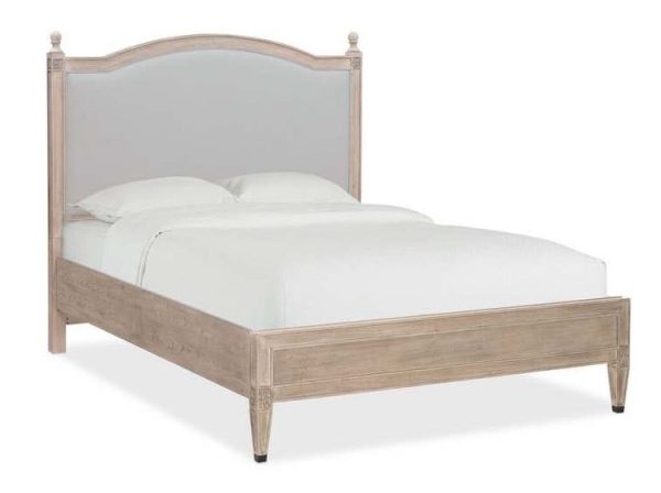 Bassett 2511-K153L Charlotte Upholstered Bed with Low Footboard