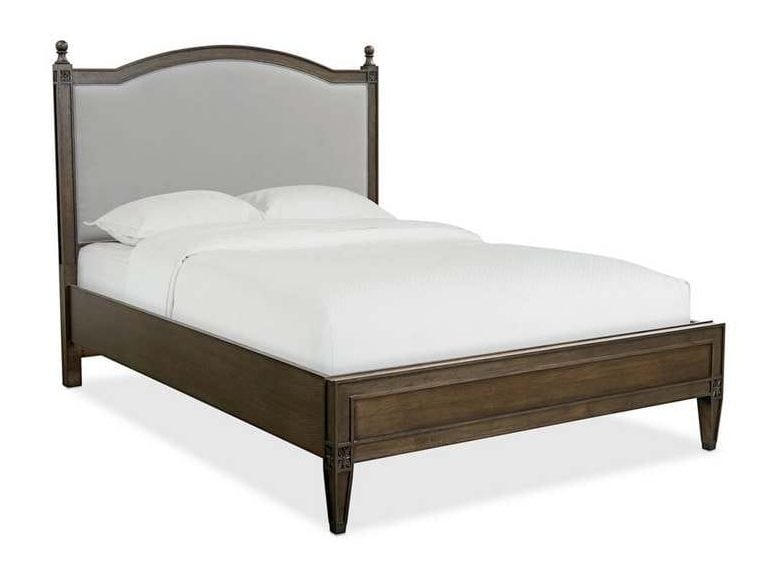 Bassett 2611-K153L Charlotte Upholstered Bed with Low Footboard