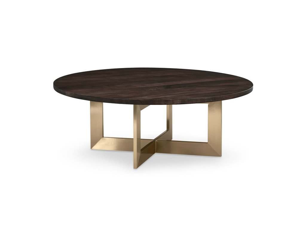 Bassett 6021-K606B Benchmade Andover Maple Round Cocktail Table