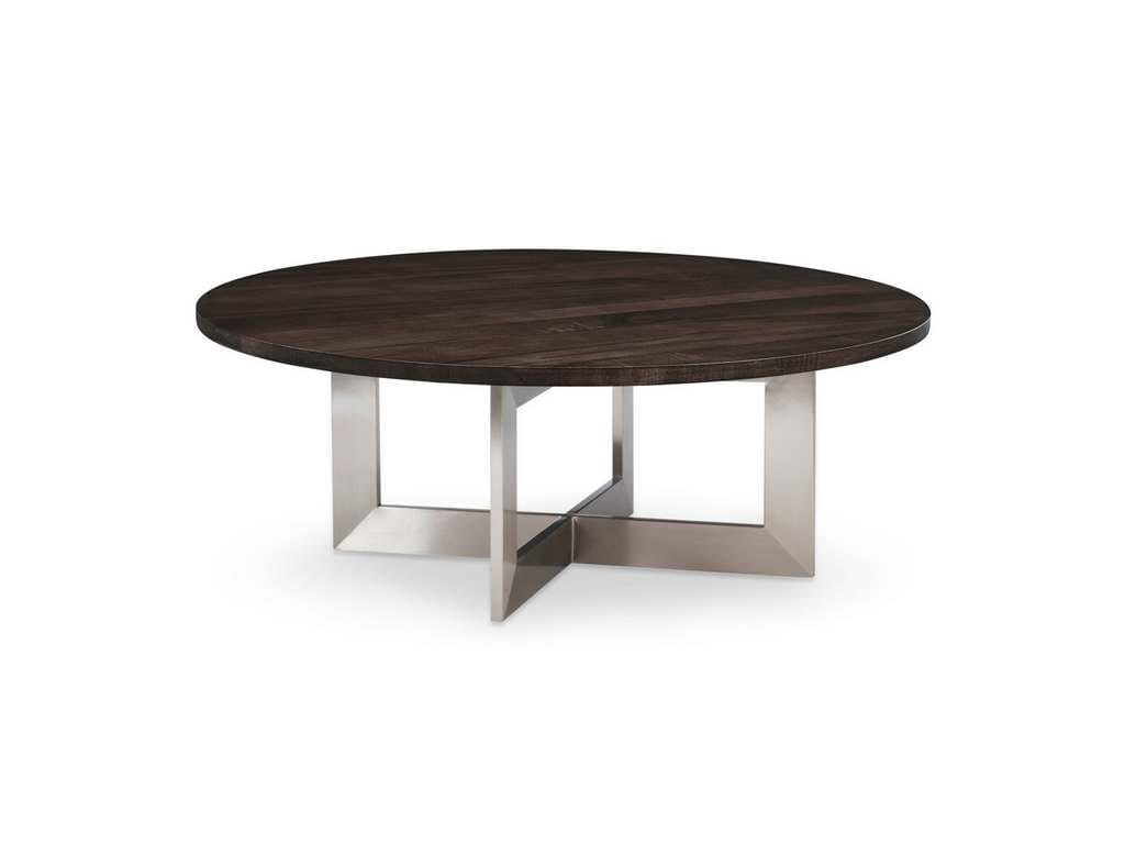 Bassett 6021-K606S Benchmade Andover Maple Round Cocktail Table