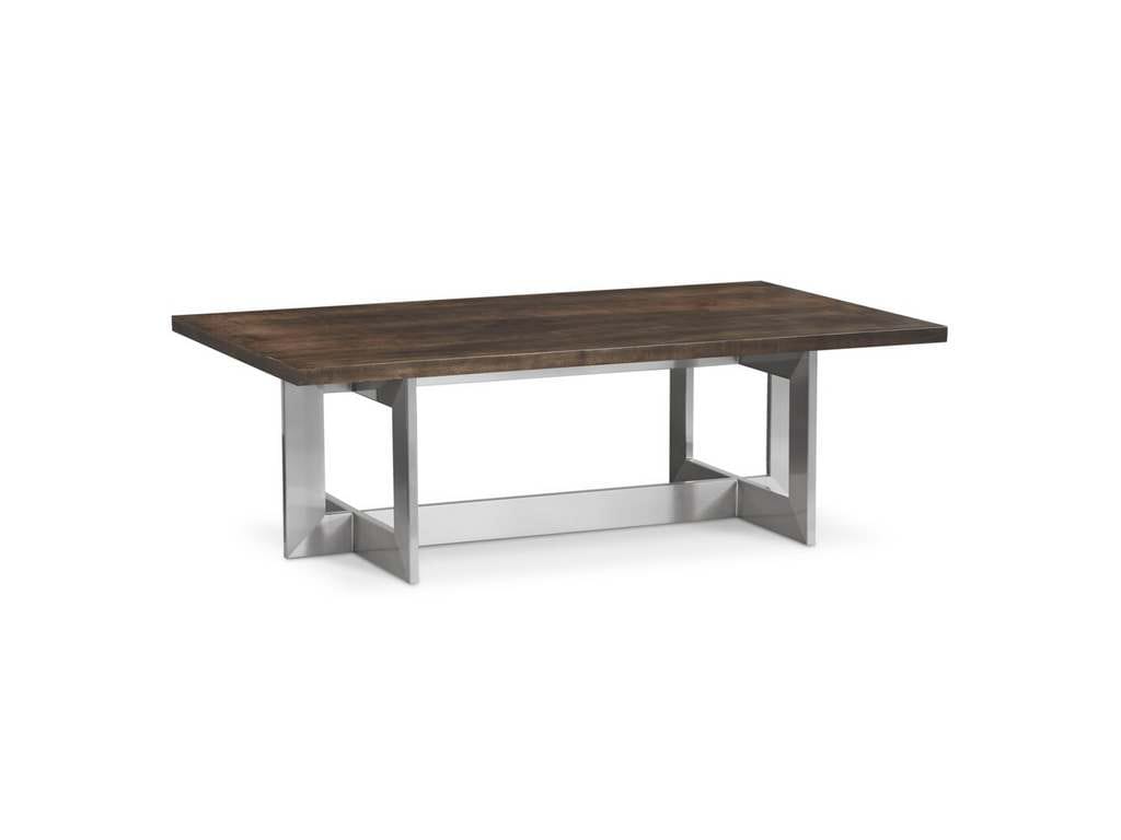 Bassett 6021-K613S Benchmade Andover Maple Rectangular Cocktail Table