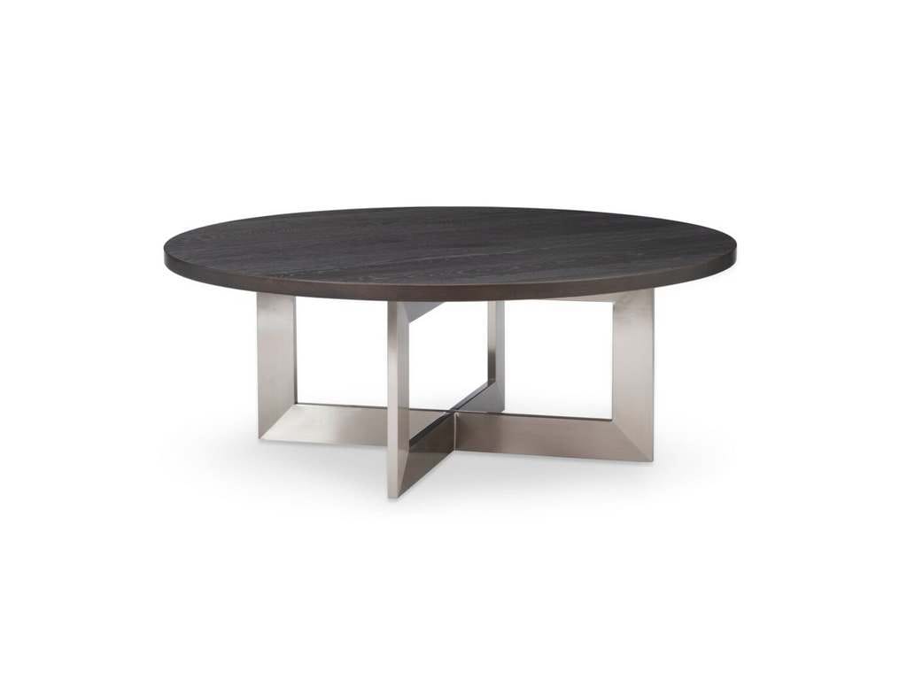 Bassett 6121-K606S Benchmade Andover Oak Round Cocktail Table