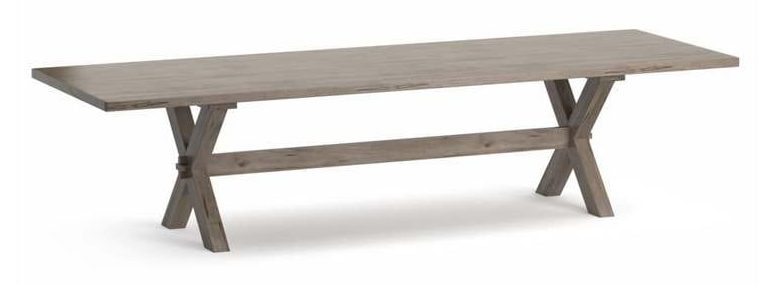 Bassett 4021-2642X Crossbuck Maple Dining Table Bassett 4021-2642X Crossbuck Maple Dining Table