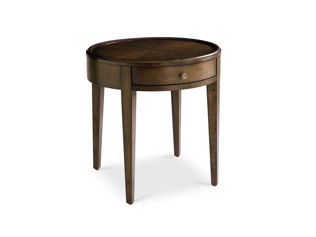 Bassett 6559-0641  Palisades Round Lamp Table