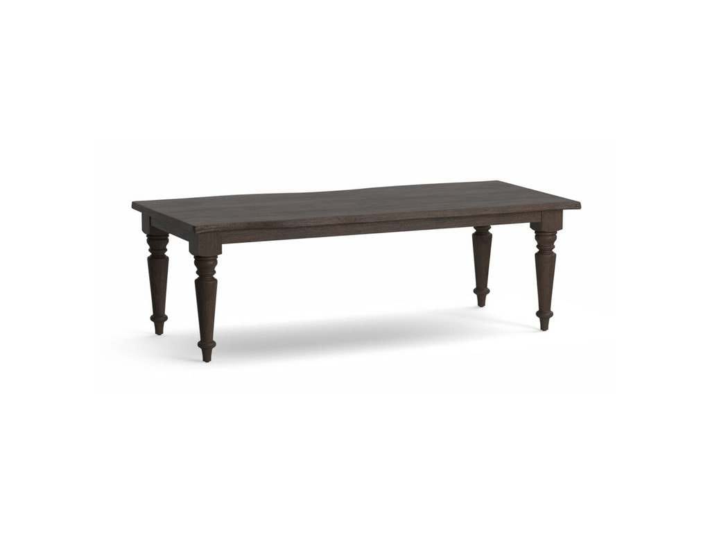 Bassett 4121-4290LE Benchmade Benchmade Farmhouse Oak Live Edge Dining Table