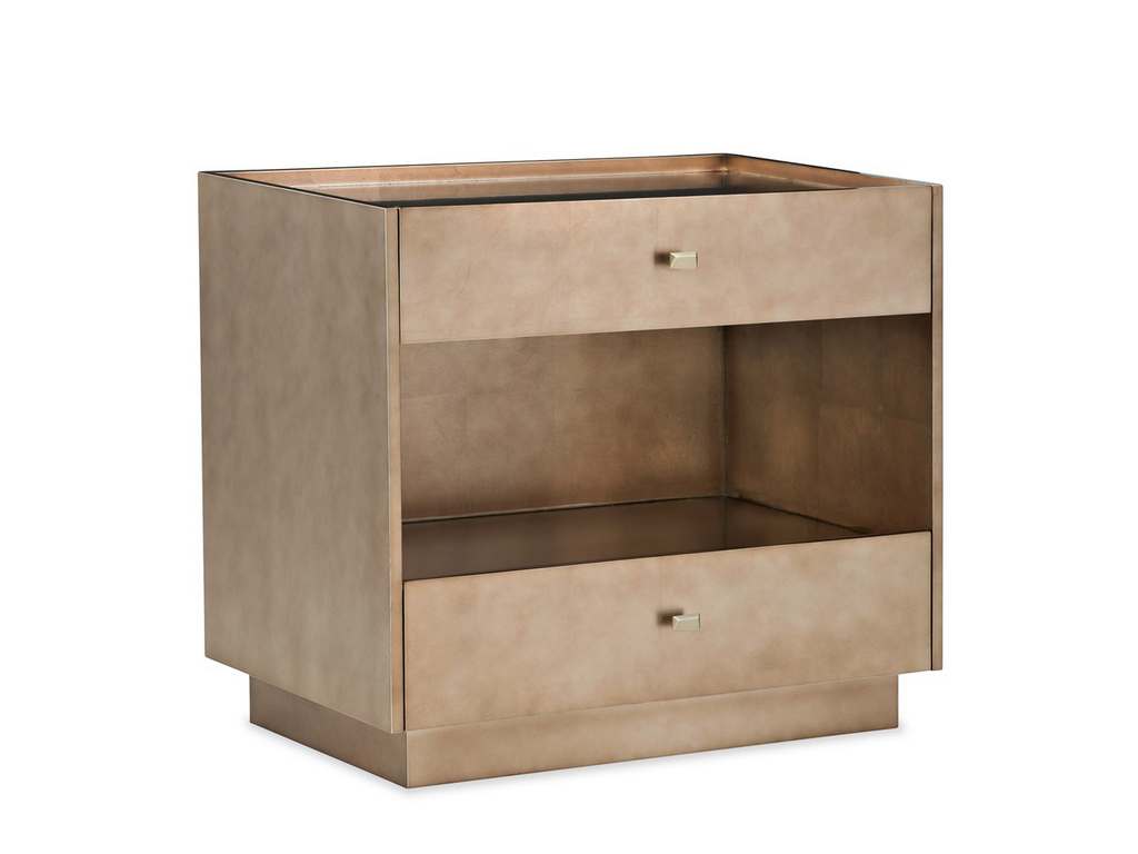 Caracole M103-419-062 Modern Edge Perimeter Nightstand