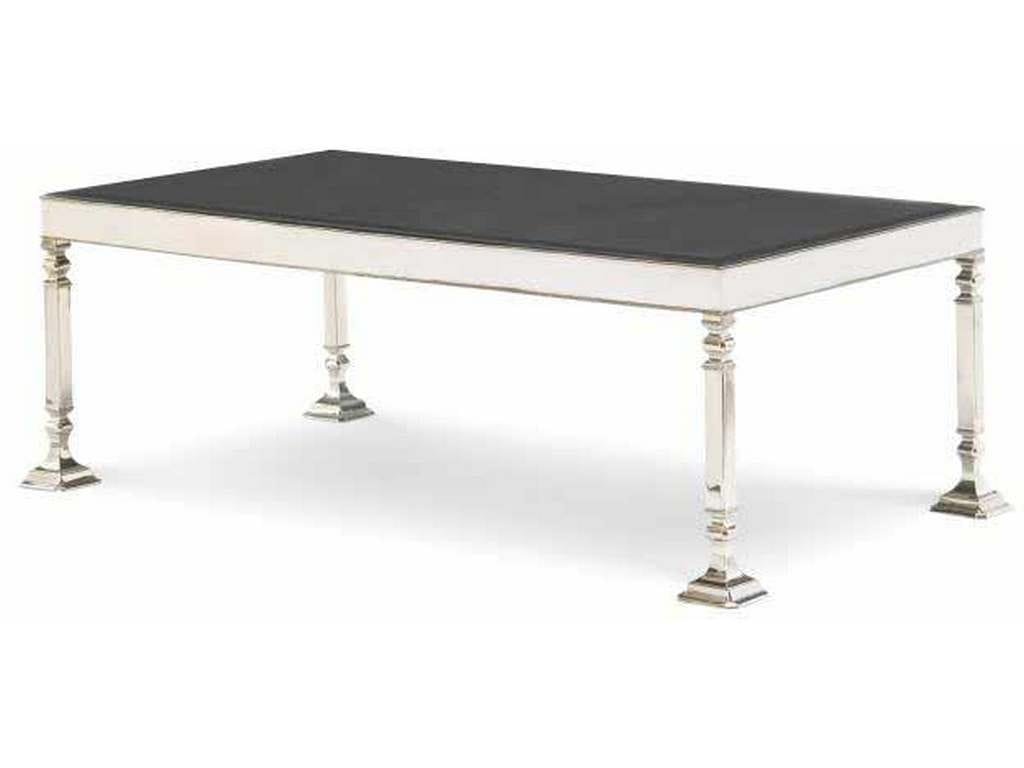 Century AEA-605-1 Thomas O Brien Heritage Coffee Table With Antiqued Mirror Top