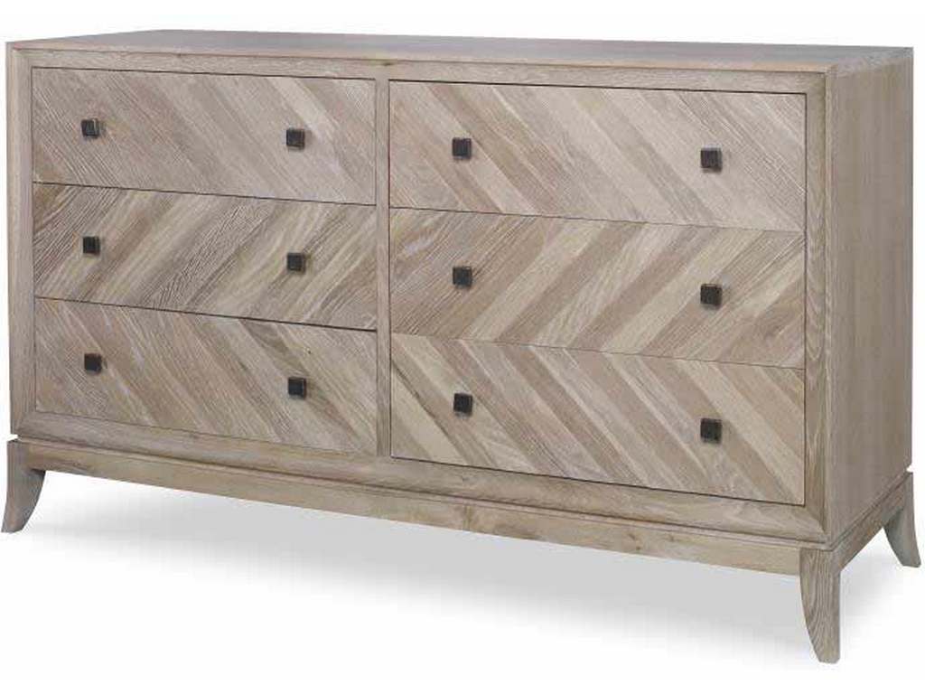 Century CR9-242 Details Case Six Drawer Low Dresser