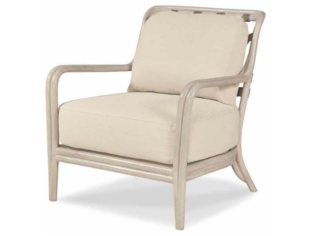 Century CT2015-SD-FL Curate Brocade Knot Chair Flax