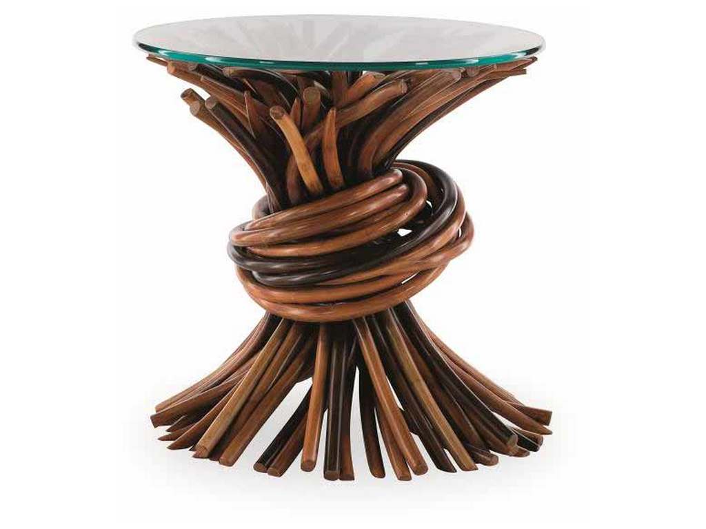 Century CT2036-NA Curate Knot End Table Natural
